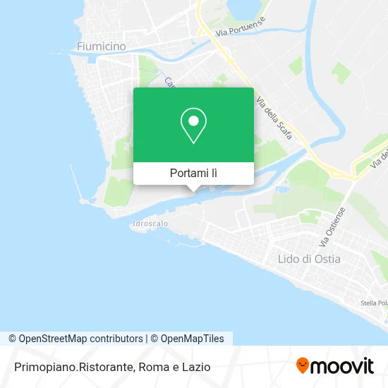 Mappa Primopiano.Ristorante