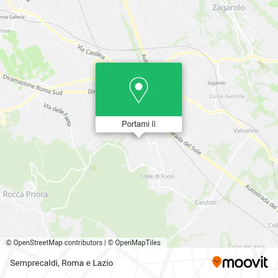 Mappa Semprecaldi