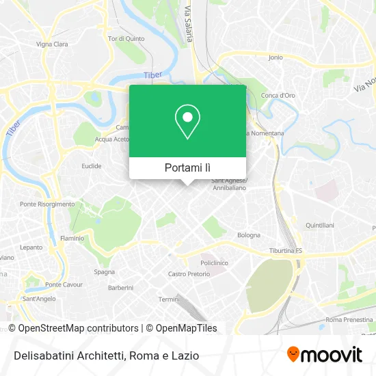 Mappa Delisabatini Architetti