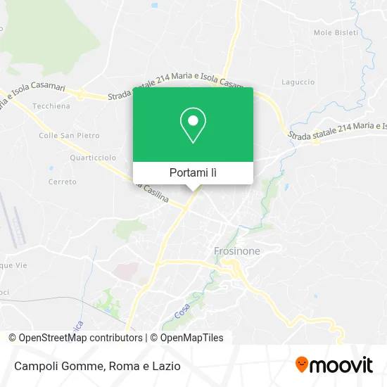 Mappa Campoli Gomme