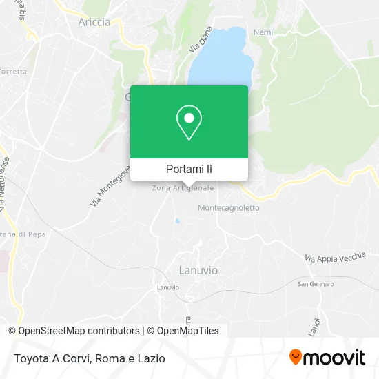 Mappa Toyota A.Corvi