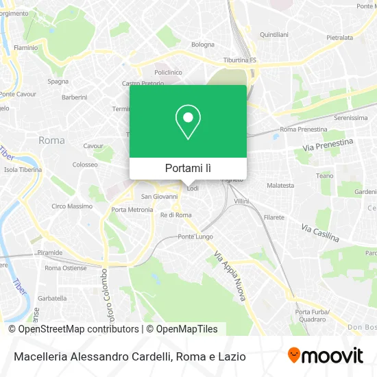 Mappa Macelleria Alessandro Cardelli