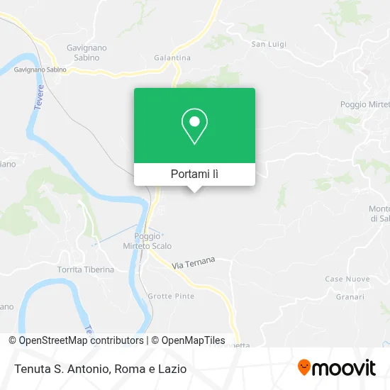 Mappa Tenuta S. Antonio