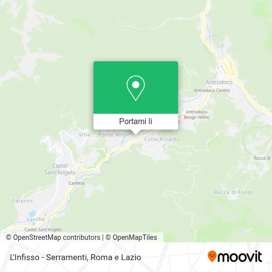 Mappa L'Infisso - Serramenti