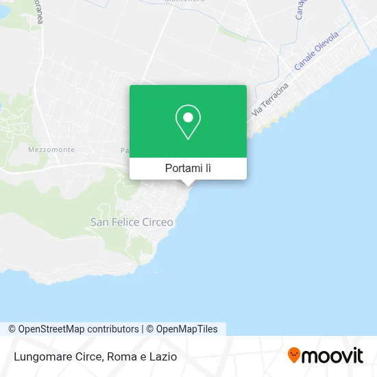 Mappa Lungomare Circe