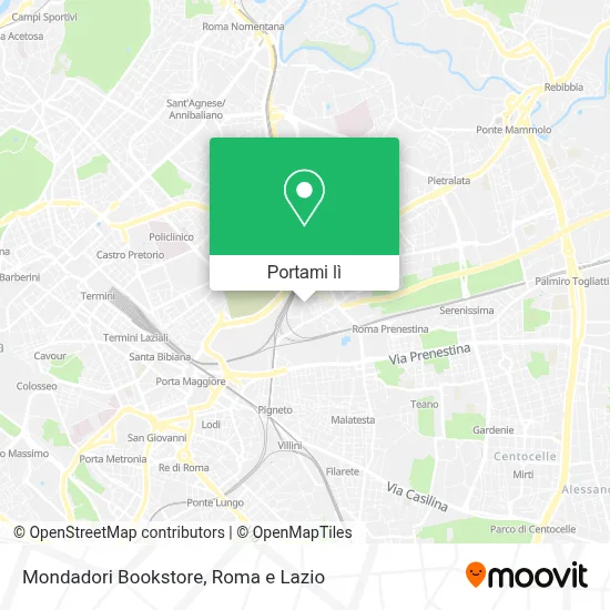 Mappa Mondadori Bookstore
