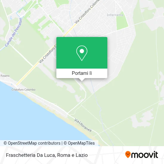Mappa Fraschetteria Da Luca