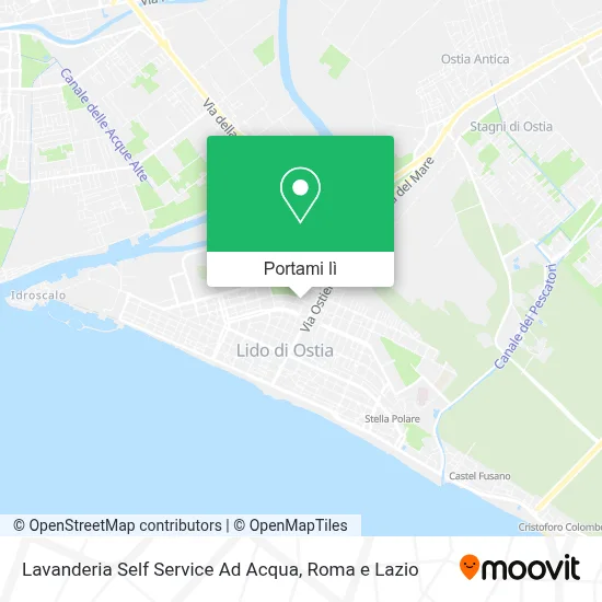 Mappa Lavanderia Self Service Ad Acqua