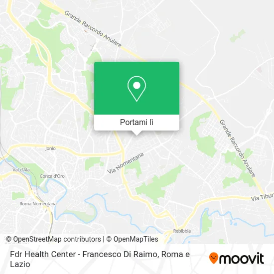 Mappa Fdr Health Center - Francesco Di Raimo