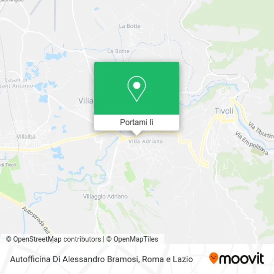 Mappa Autofficina Di Alessandro Bramosi