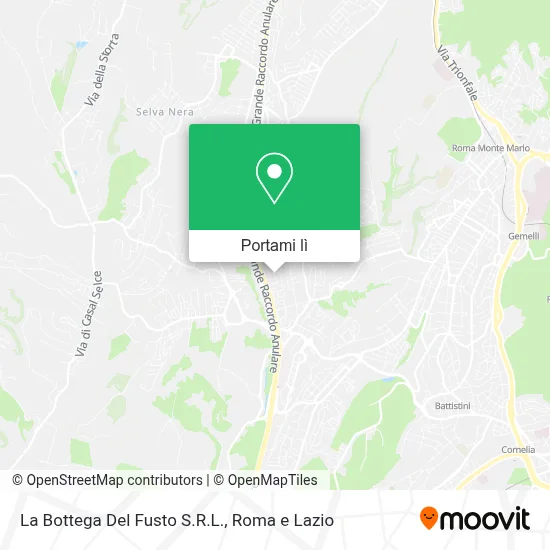 Mappa La Bottega Del Fusto S.R.L.