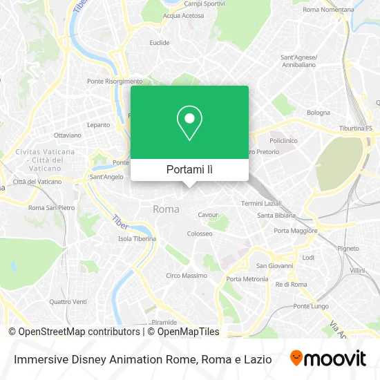 Mappa Immersive Disney Animation Rome