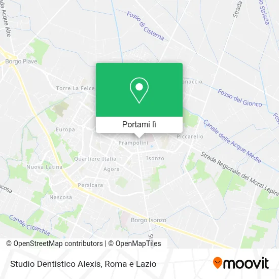 Mappa Studio Dentistico Alexis
