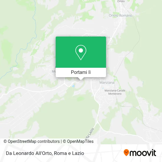 Mappa Da Leonardo All'Orto