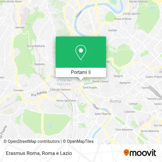 Mappa Erasmus Roma