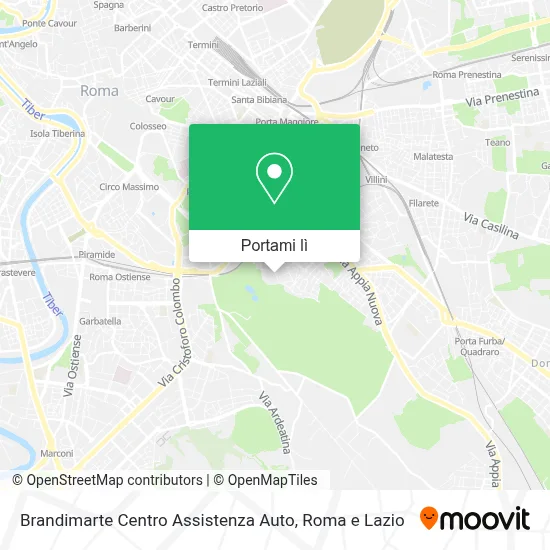 Mappa Brandimarte Centro Assistenza Auto