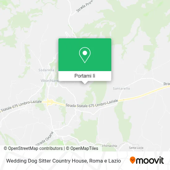 Mappa Wedding Dog Sitter Country House