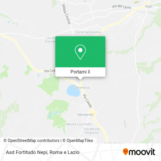 Mappa Asd Fortitudo Nepi