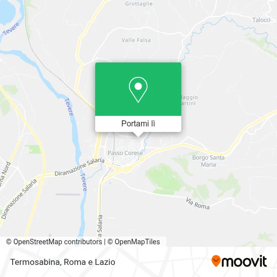 Mappa Termosabina