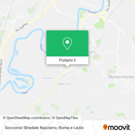 Mappa Soccorso Stradale Nazzarro