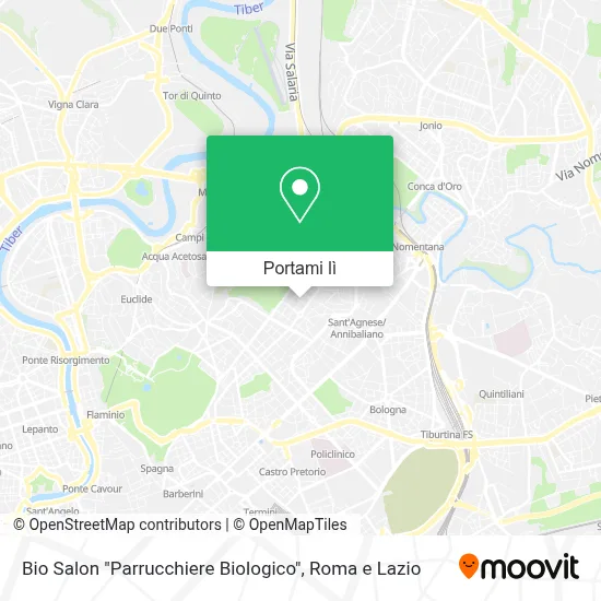 Mappa Bio Salon "Parrucchiere Biologico"