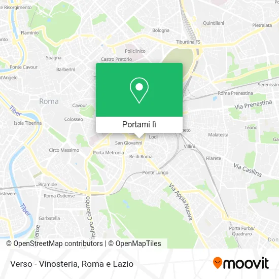 Mappa Verso - Vinosteria
