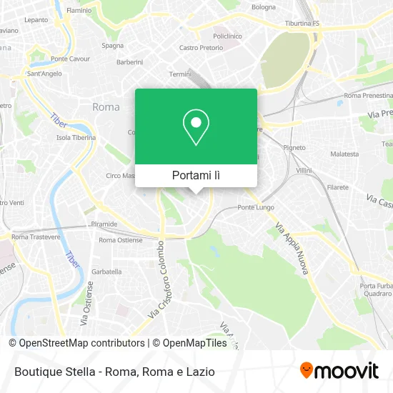 Mappa Boutique Stella - Roma