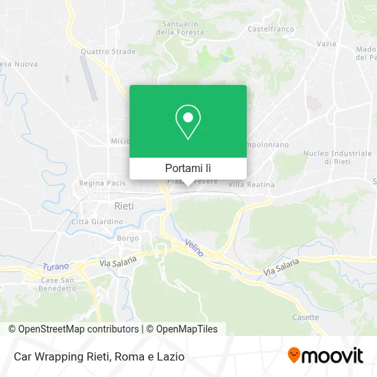 Mappa Car Wrapping Rieti