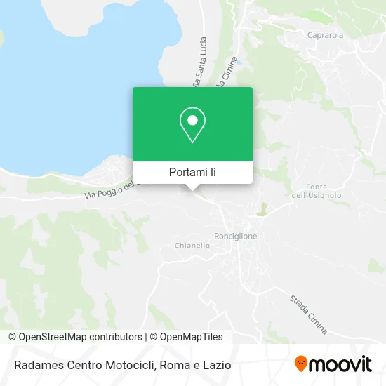 Mappa Radames Centro Motocicli