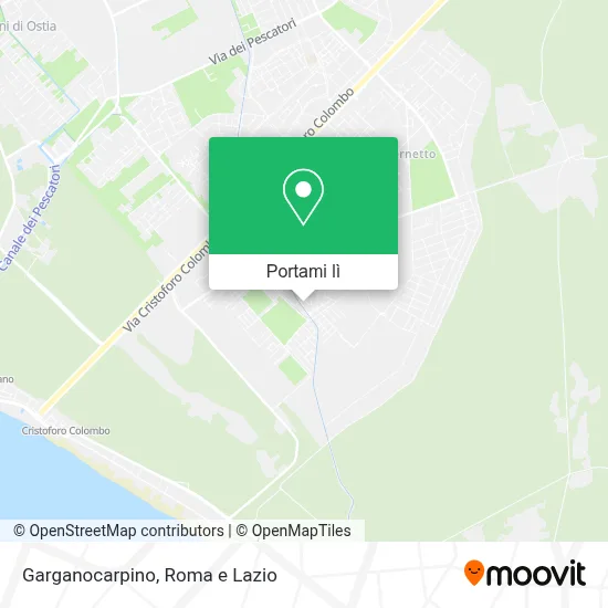 Mappa Garganocarpino