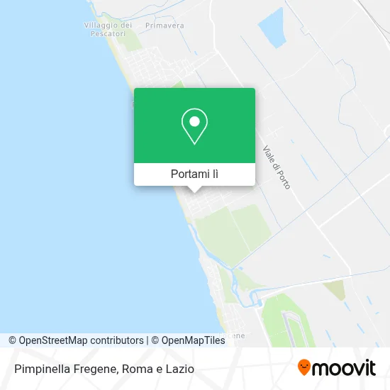 Mappa Pimpinella Fregene