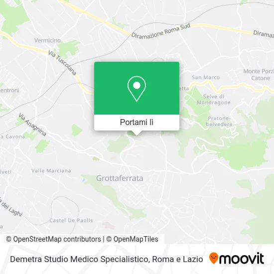 Mappa Demetra Studio Medico Specialistico