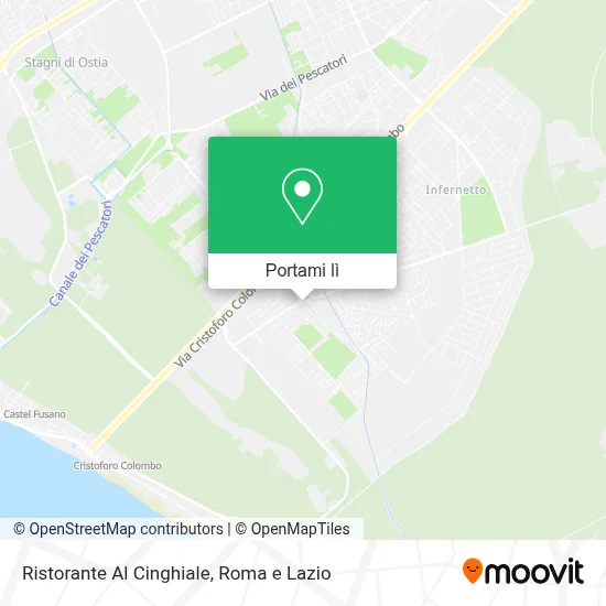 Mappa Ristorante Al Cinghiale