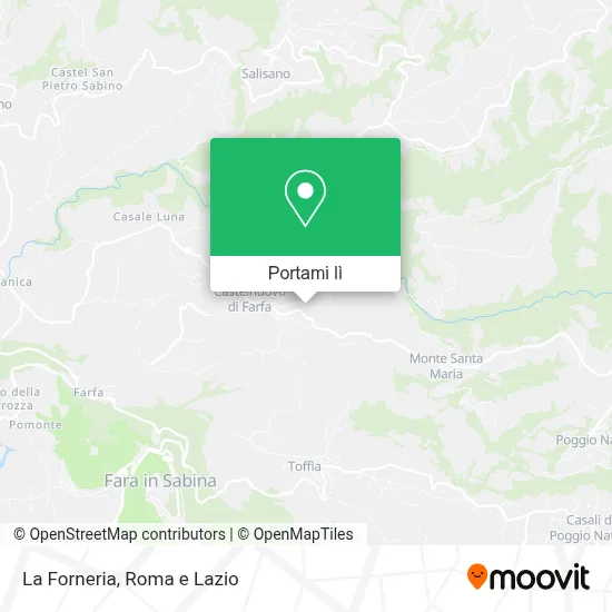 Mappa La Forneria