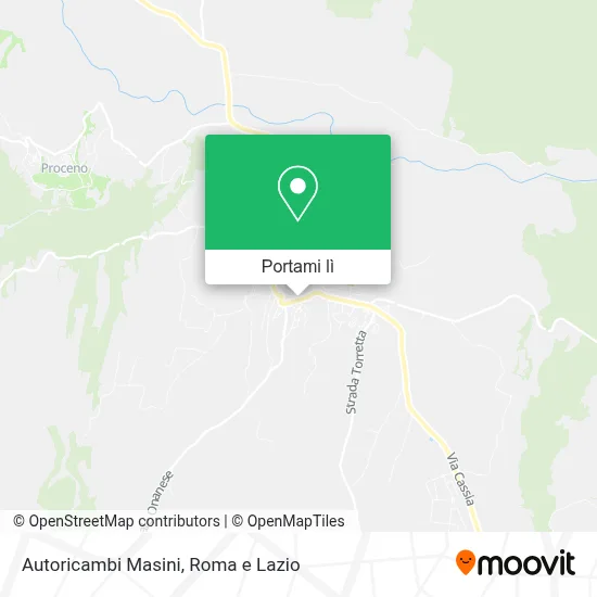 Mappa Autoricambi Masini