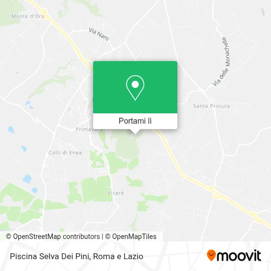 Mappa Piscina Selva Dei Pini