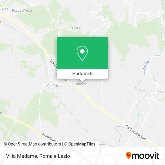 Mappa Villa Madame