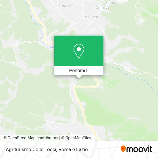 Mappa Agriturismo Colle Tocci