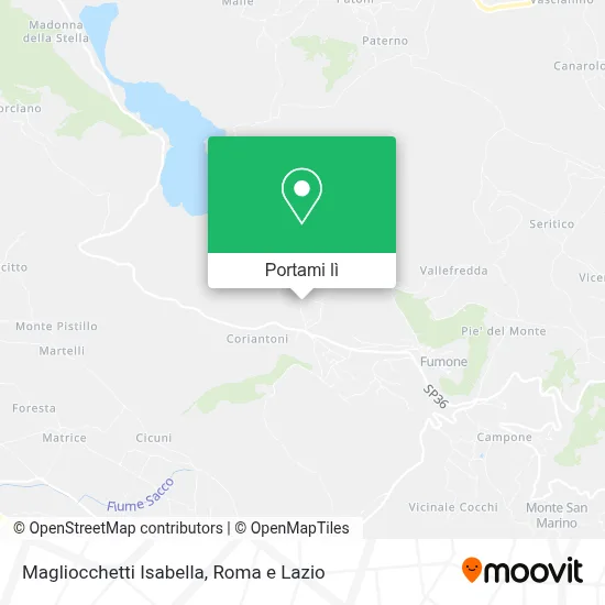 Mappa Magliocchetti Isabella