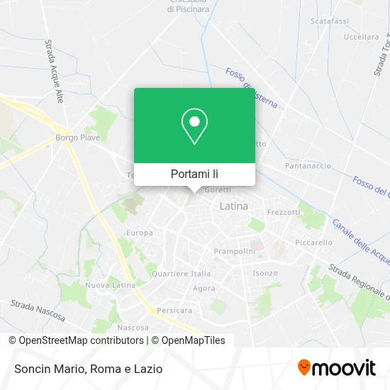 Mappa Soncin Mario