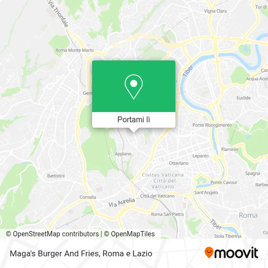 Mappa Maga's Burger And Fries