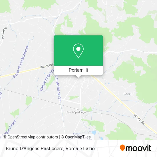 Mappa Bruno D'Angelis Pasticcere