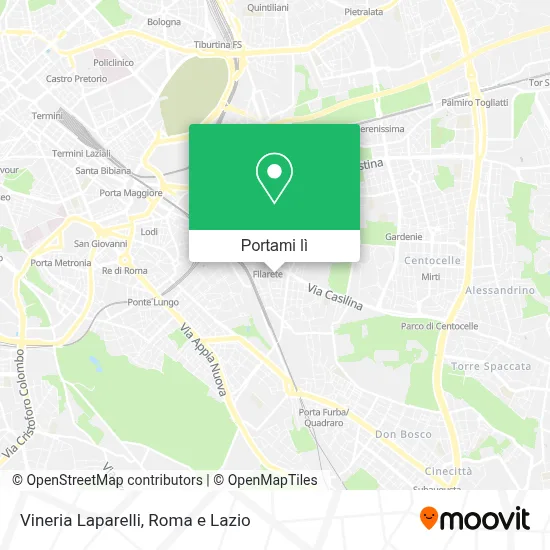 Mappa Vineria Laparelli