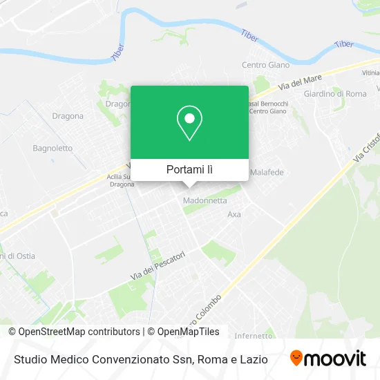Mappa Studio Medico Convenzionato Ssn
