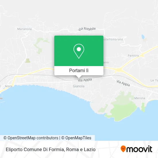 Mappa Eliporto Comune Di Formia