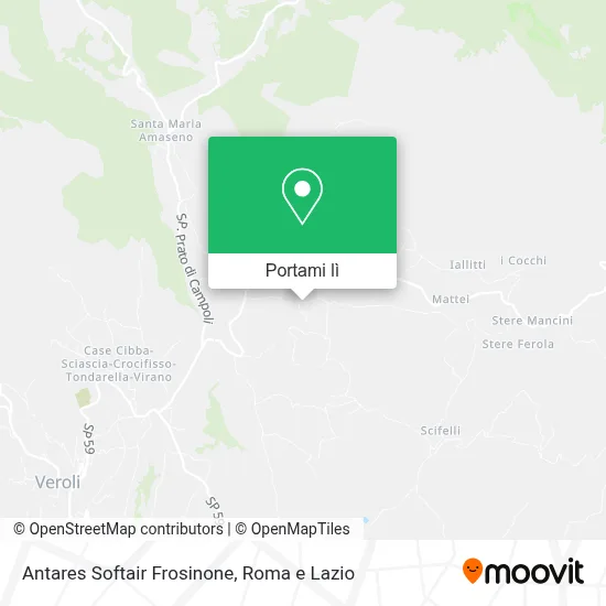 Mappa Antares Softair Frosinone