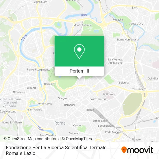 Mappa Fondazione Per La Ricerca Scientifica Termale