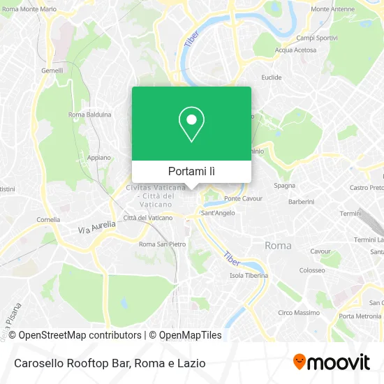 Mappa Carosello Rooftop Bar