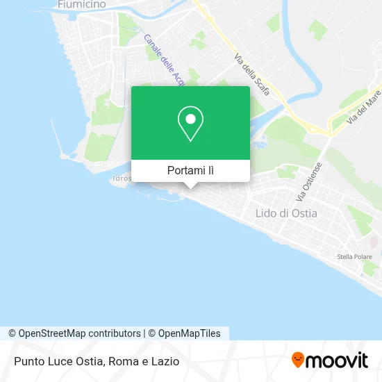 Mappa Punto Luce Ostia