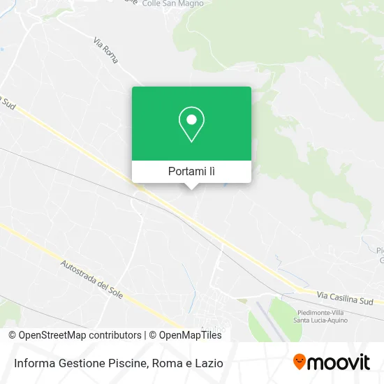 Mappa Informa Gestione Piscine